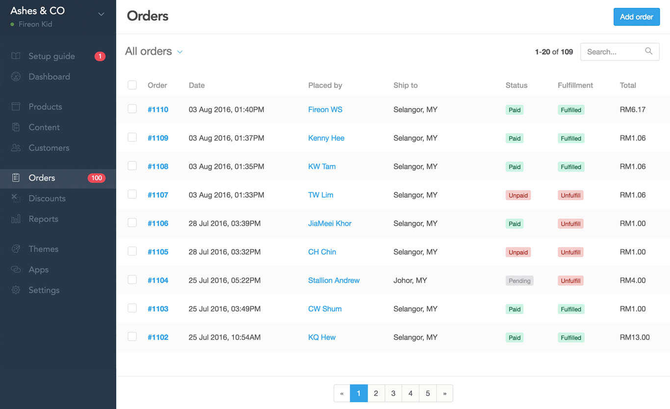 EasyStore Order Tracking