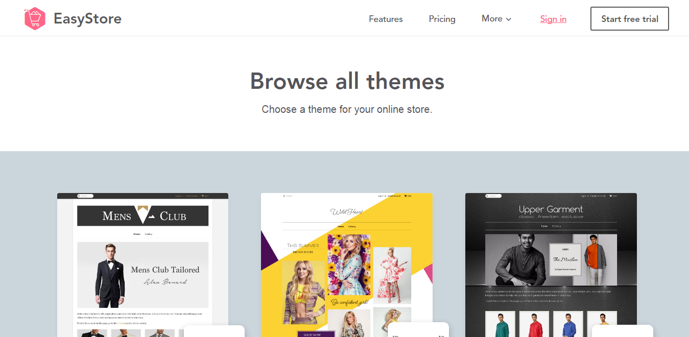 EasyStore Theme Store